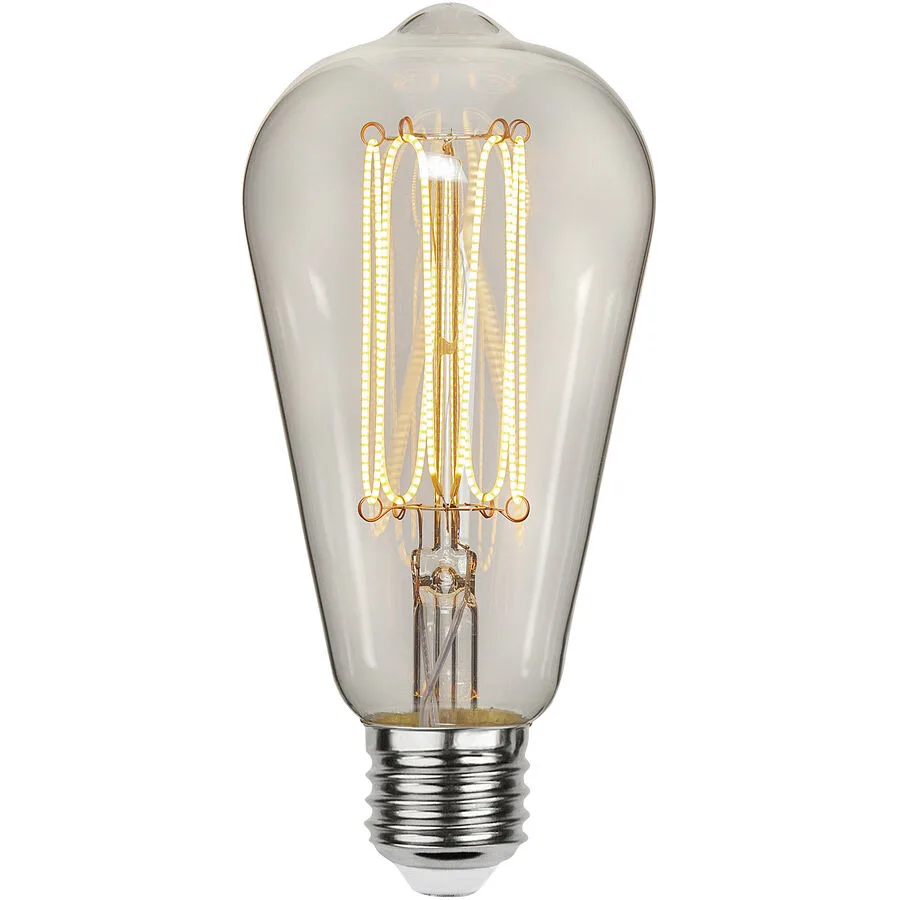 Bulbs Leuchtmittel Bulb Glas E27 3.8 W - Farbe: Transparent - LED - Lichtfarbe: Kerzenlicht - LED Leuchtmittel