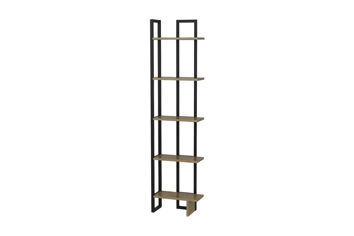Hejde Bokhylla 45 cm - Brun/Svart