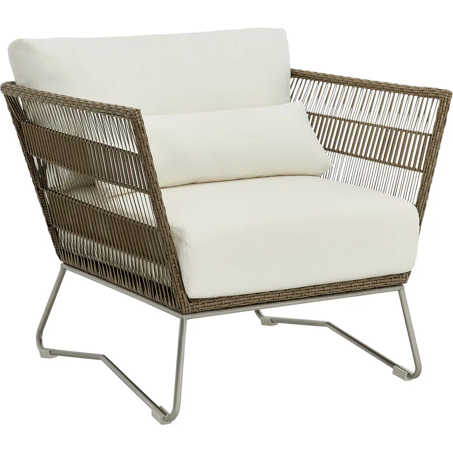 Loungesessel Sunna Braun Stahl 81 cm 69 cm