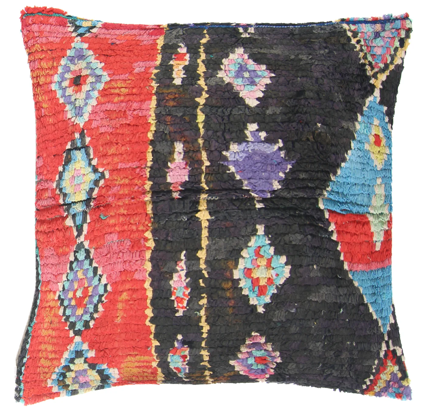 Putetrekk - Boucherouite 75 x 75 cm (Size: 75 x 75 cm)