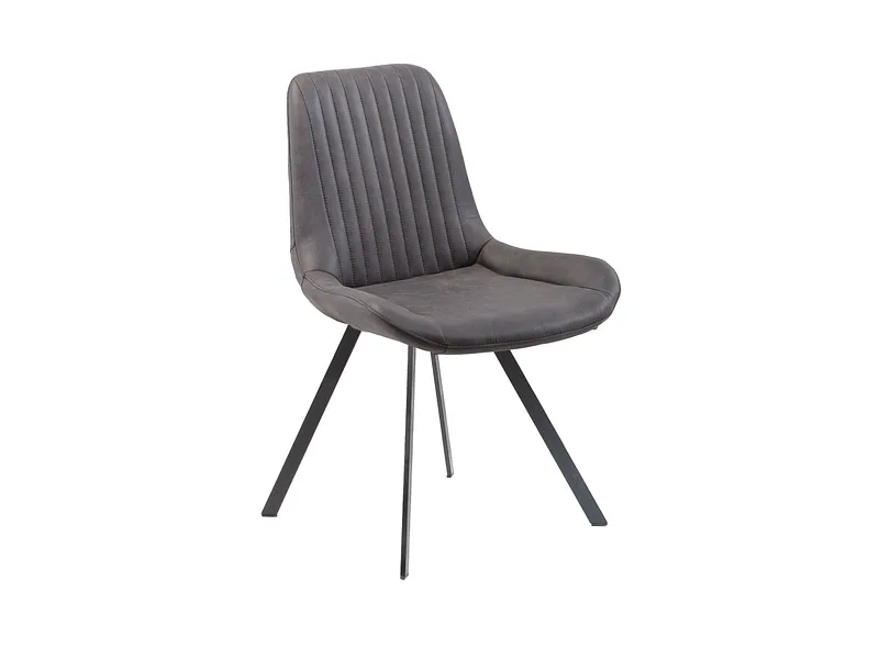 Stuhl AROSA Stoff schwarz
