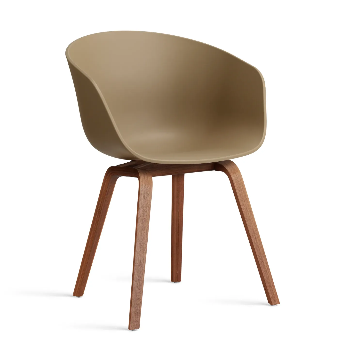 HAY About a Chair 22 2.0 stol Clay-lackerat valnötsstativ