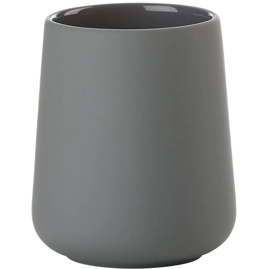 Zahnbecher Zone Denmark Grau Steingut 8 cm 10 cm