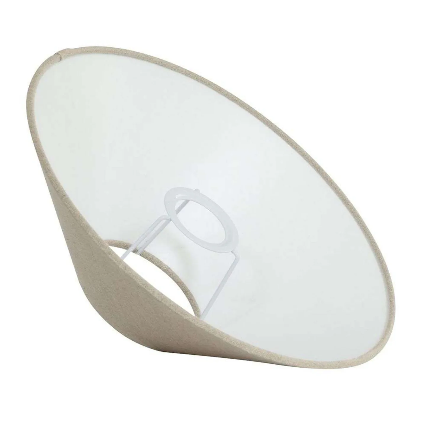 Basic Flat 30 Skjerm Natural – Watt & Veke Watt & Veke - Stue - Skandinavisk - Stoff / Tekstil - Med en lyskilde