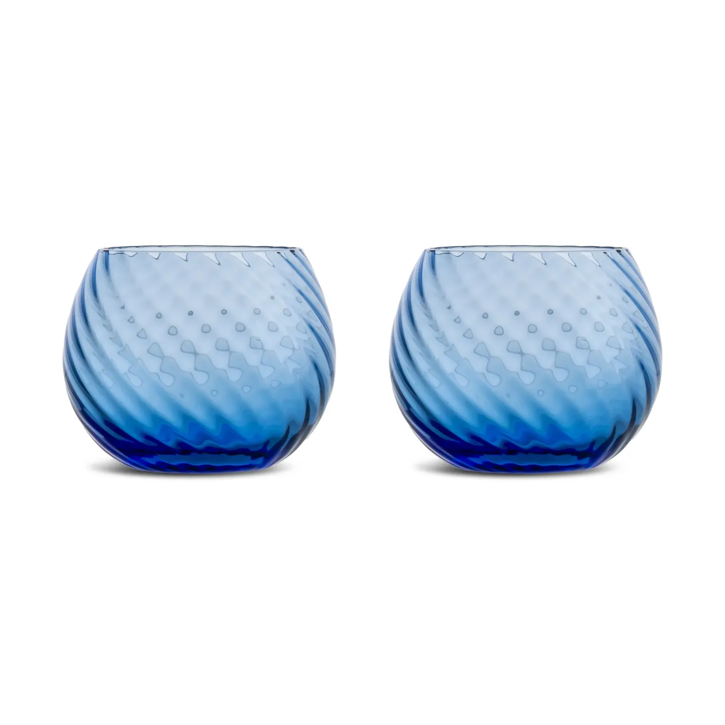 Byon Opacity Wasserglas 22 cl 2er-Pack Blau