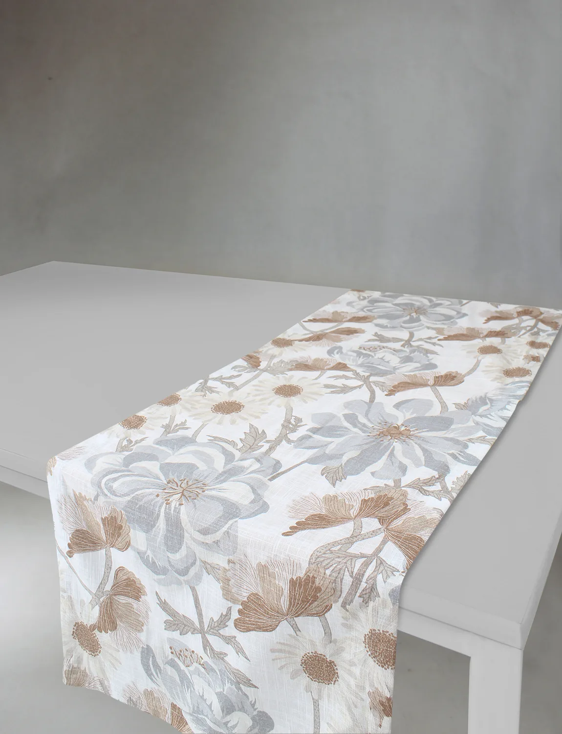 Løpere - Serena (grå/beige) (Størrelse: 40 x 140 cm)