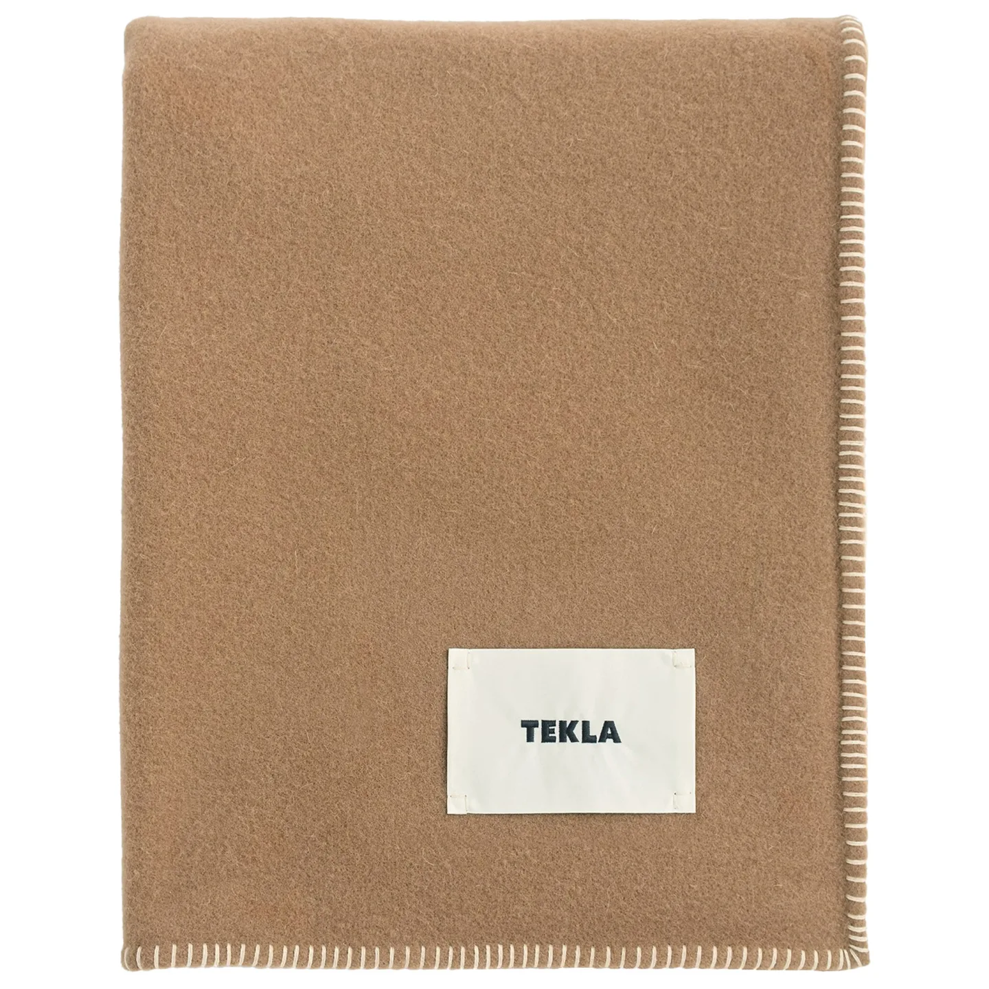 Tekla - Blanket Solid Oak - Plädar och filtar - Brons - Bomull