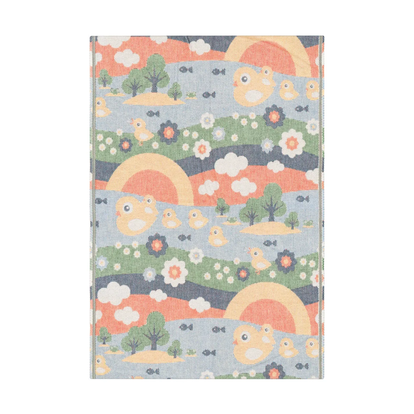 Ekelund Linneväveri Ankdalen Babydecke 72x105 cm Multi