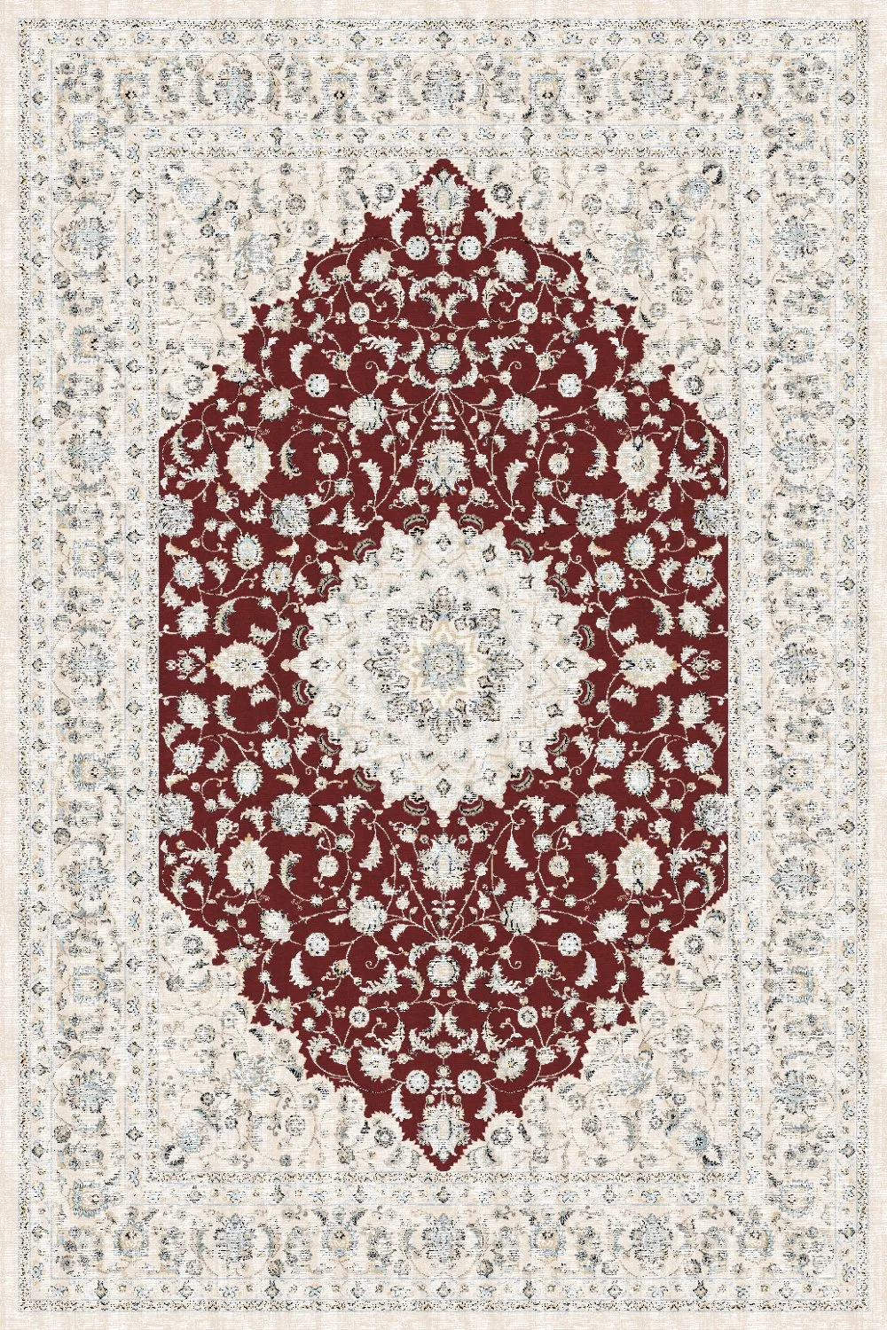 Wilton-teppe - Arabella (burgunder) (Størrelse: 200 x 280 cm)