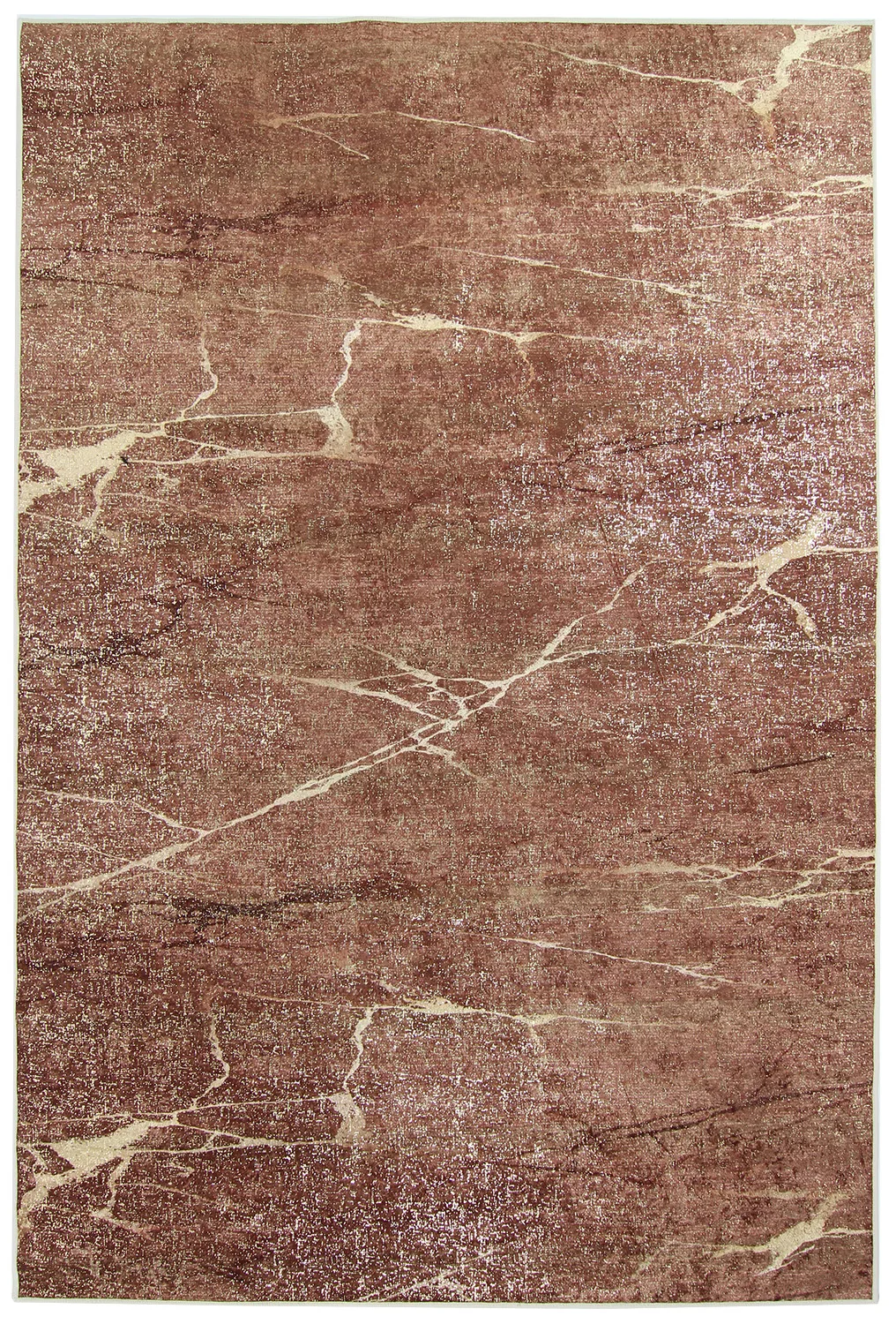 Wilton-teppe - Nara (brun/gull) (Størrelse: 200 x 280 cm)