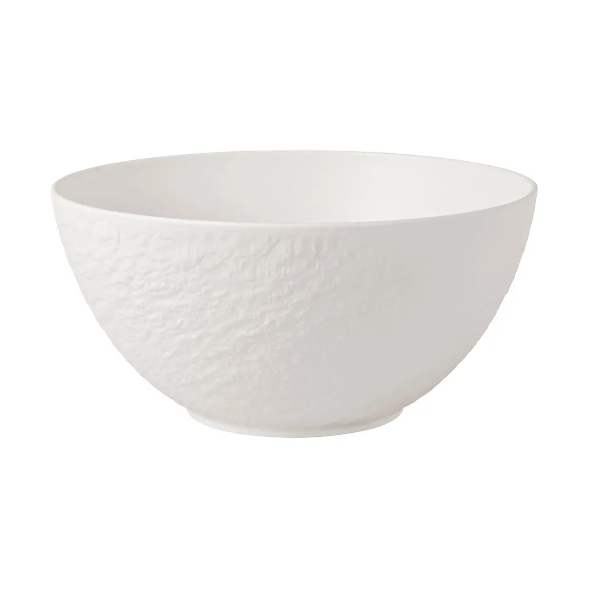 Villeroy & Boch Manufacture Rock Salatschüssel Ø24 cm Blanc