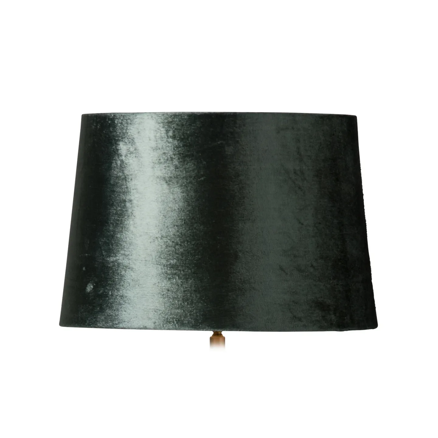 Lola Lampenschirm, salbeigrün, Ø 33 cm, Samt - Watt & Veke - Design - Stoff / Textil