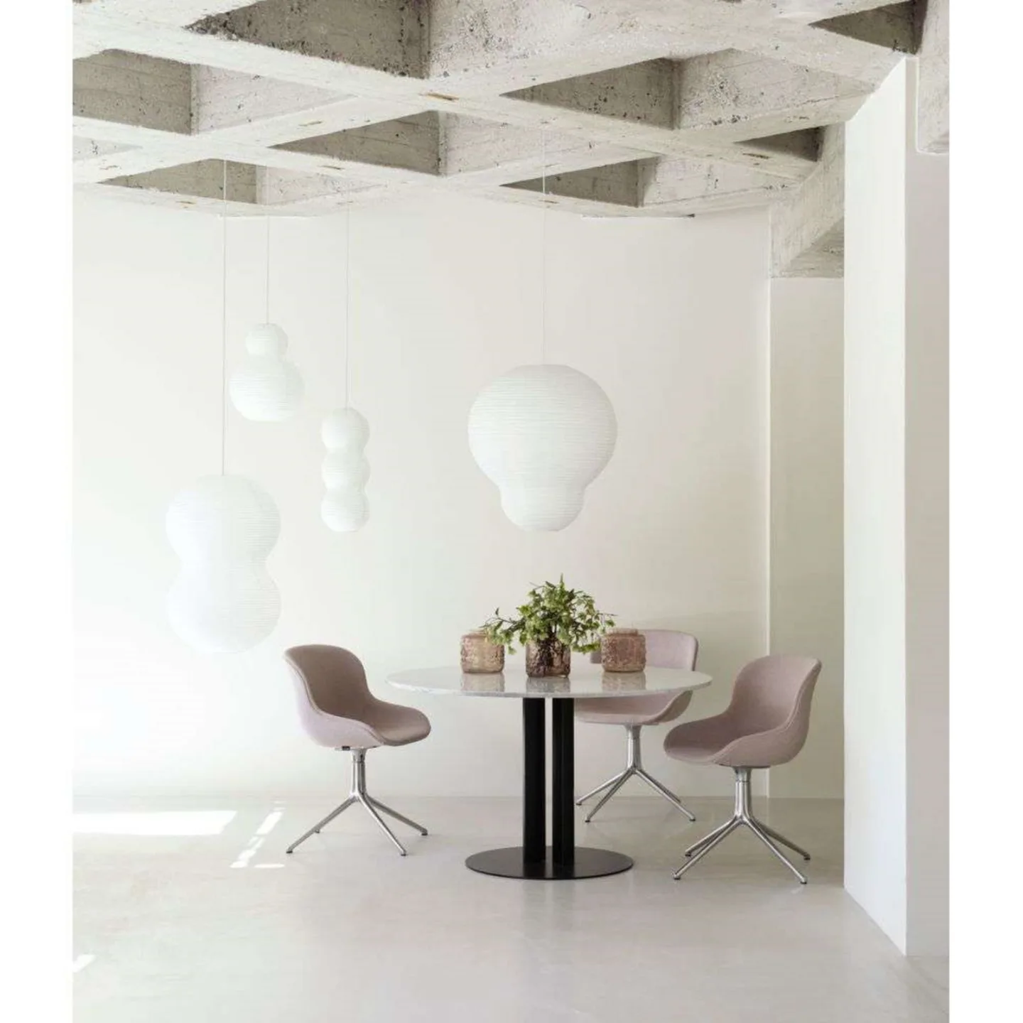 Puff Multitude Skjerm White - Normann Copenhagen - Papir / kartong