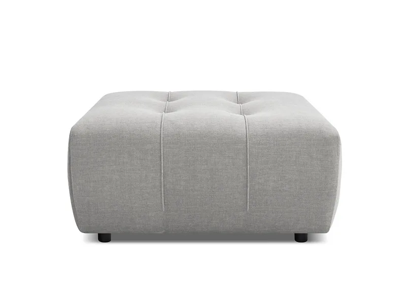 Hocker BOBOCHIC ARSENE 100x100x45cm samt hellgrau