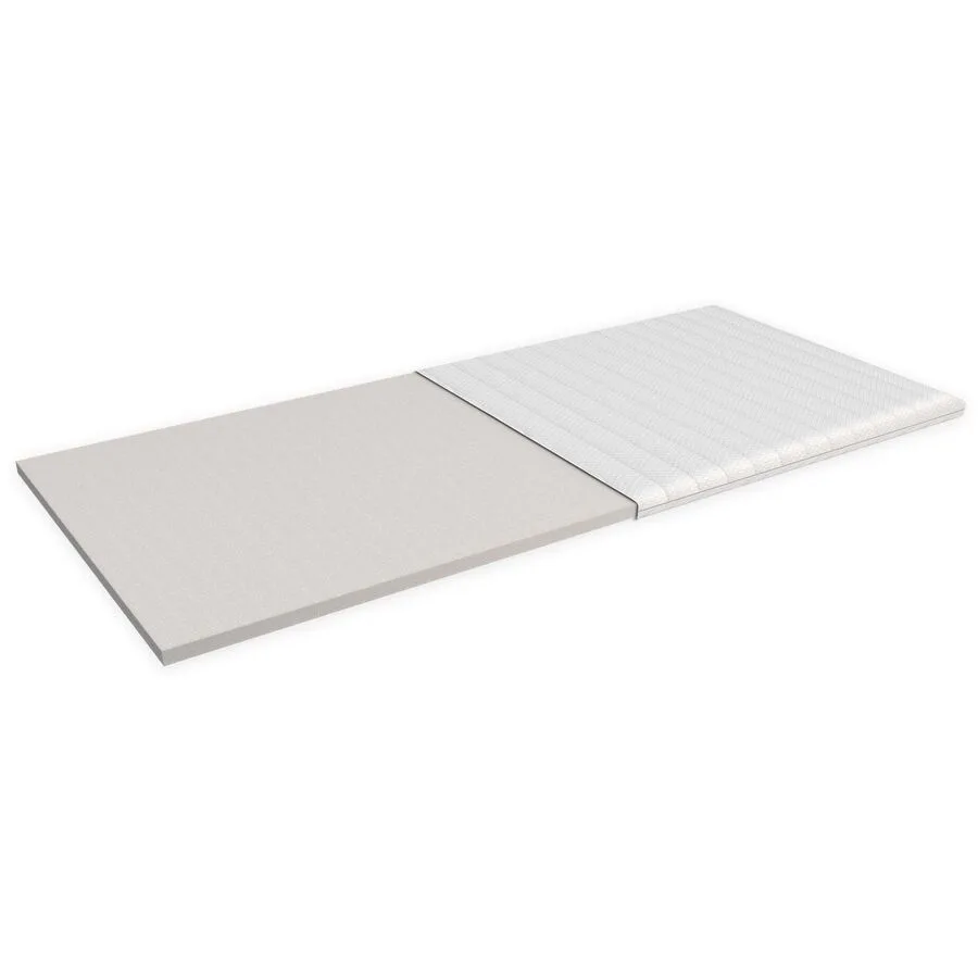 Topper Simple Weiss Weicher Polyester Monokern- Schaumstoff (40% Viscose/60% Polyester) 140 x 200 cm