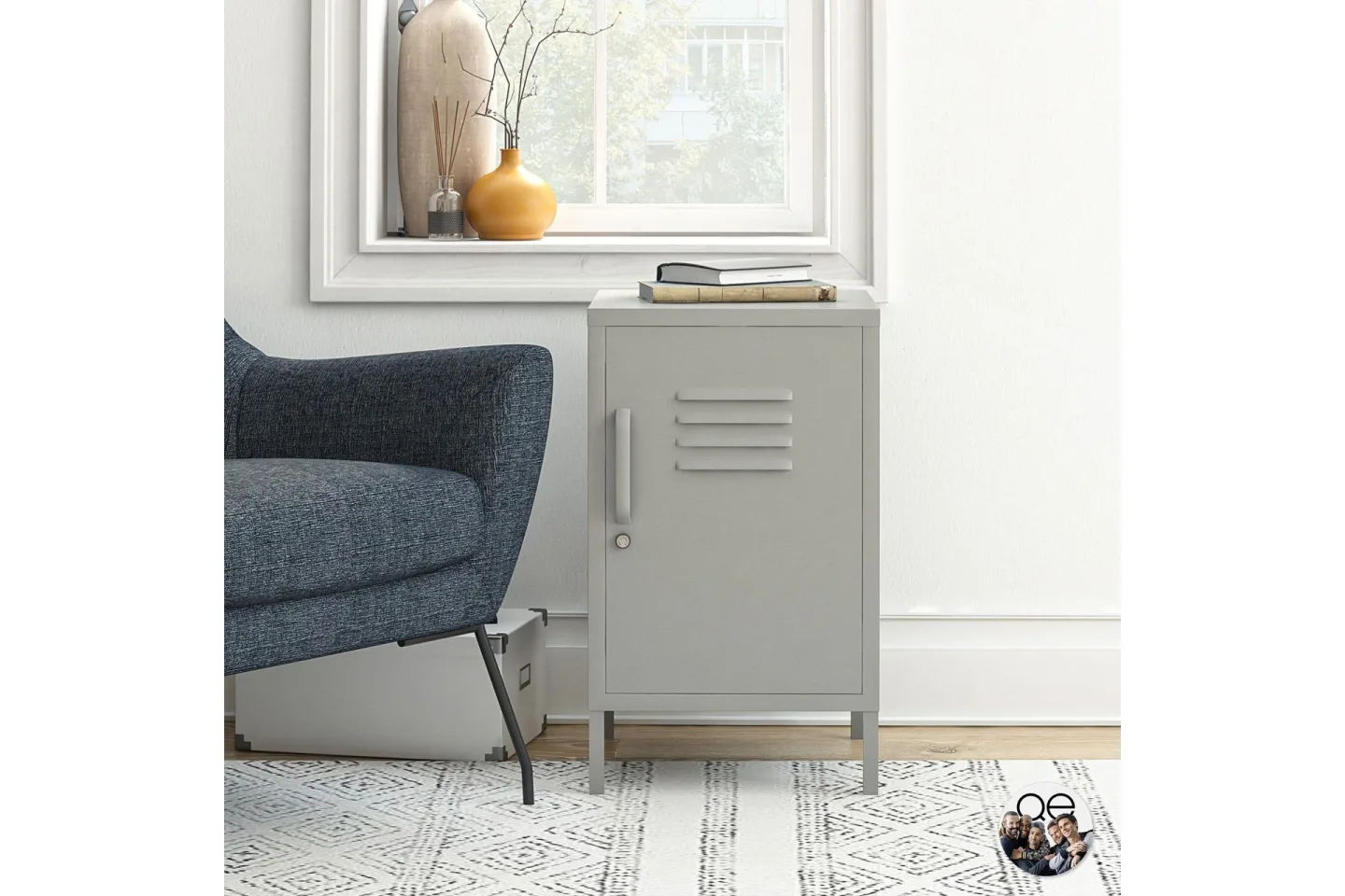 Juliette Sidobord 38x40 cm Beige - Novogratz
