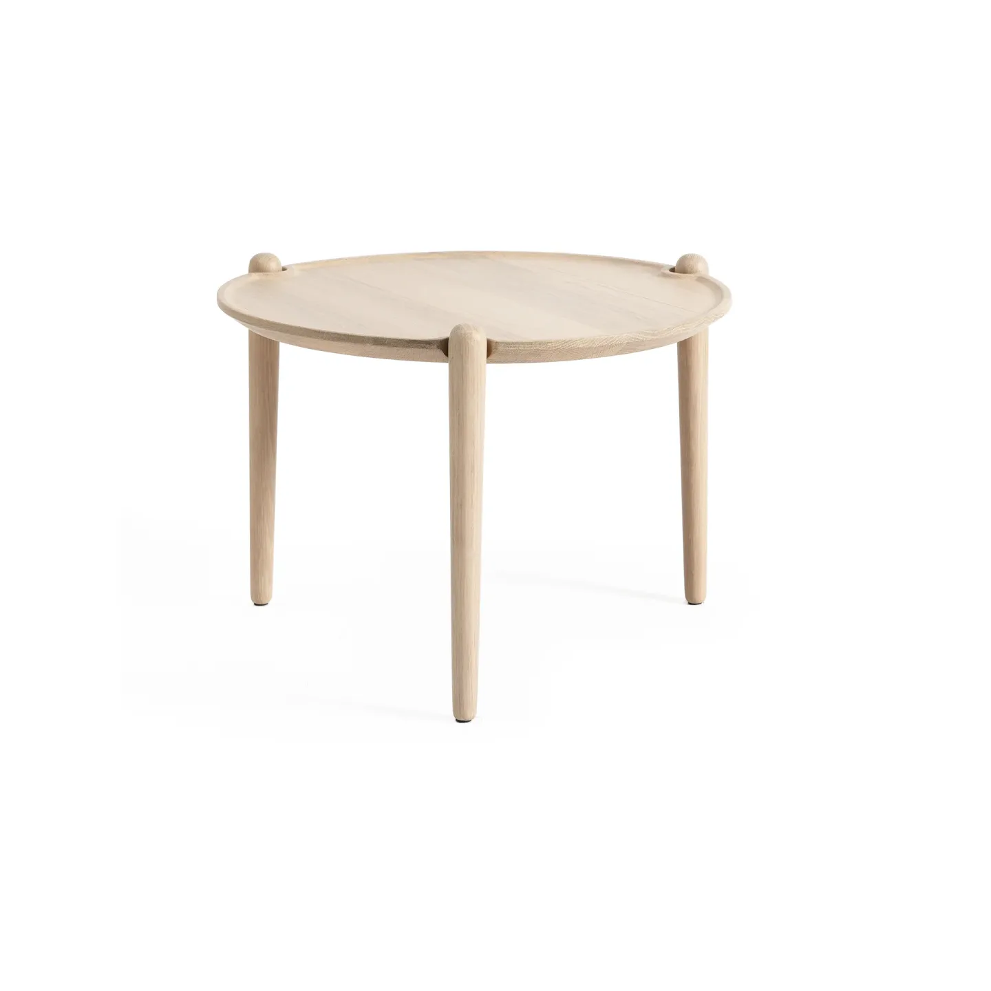 Design House Stockholm Aria Couchtisch Light oak, Ø50x37 cm