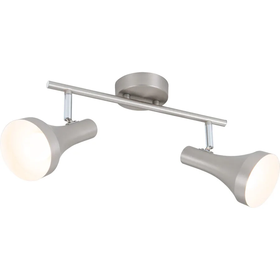 Spot Dea Grau Metall 35 cm 16.8 cm - Farbe: Nickel matt