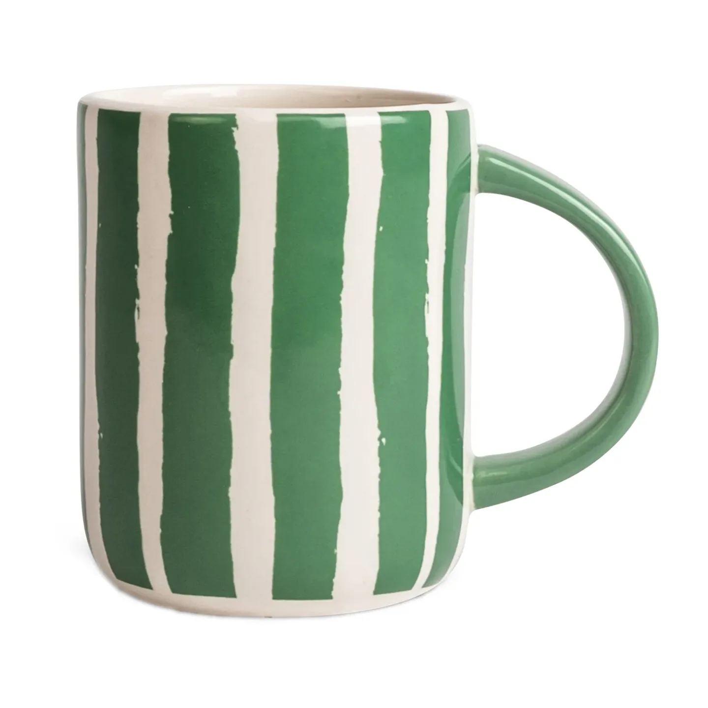 Byon Liz Tasse stripe 28 cl Grün-Weiß
