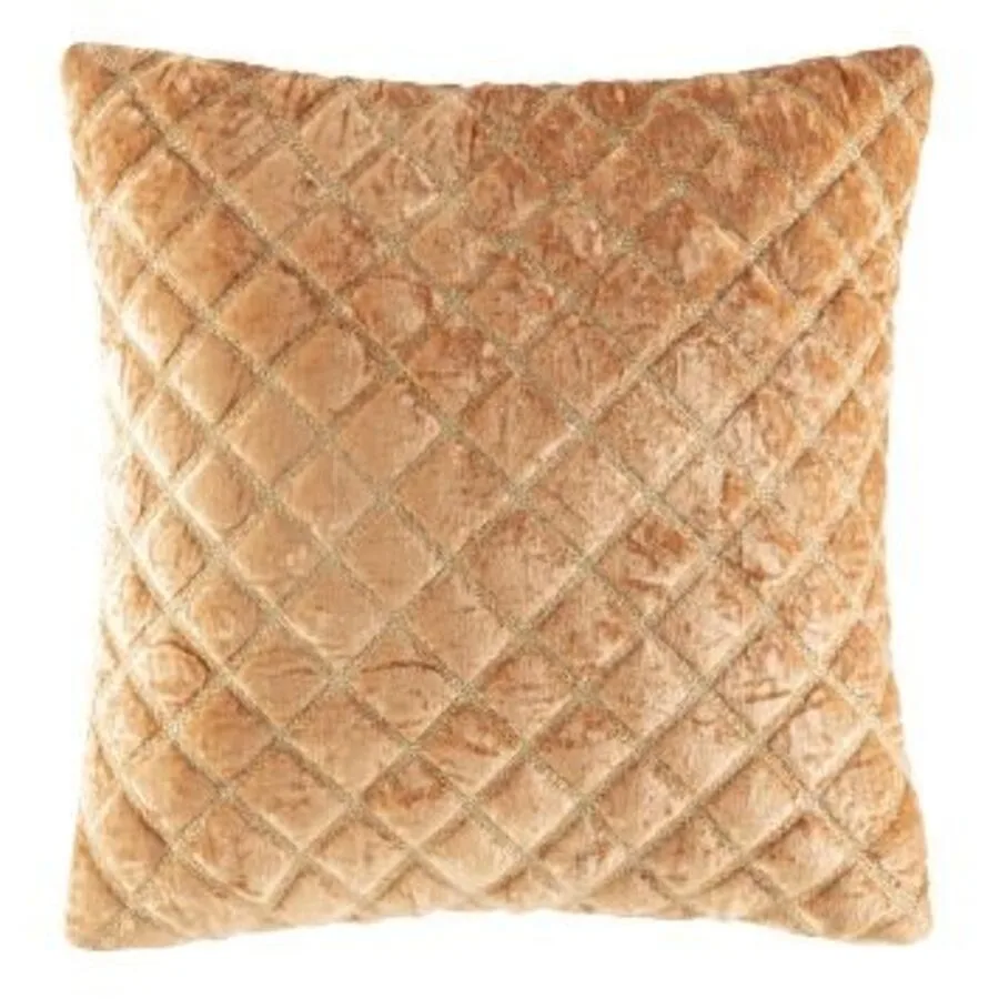 KAS Zierkissenbezug Marisol apricot Samt B 50 T 50 cm