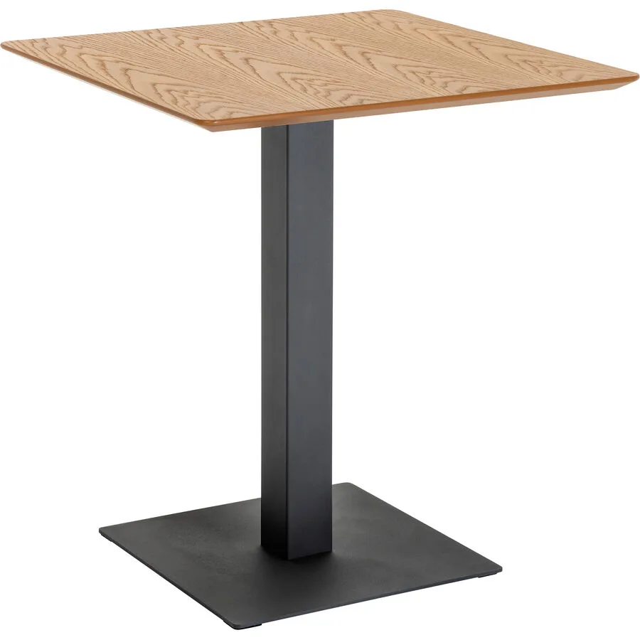 Bistrotisch Tamin natur/schwarz Eiche B 70 T 70 cm