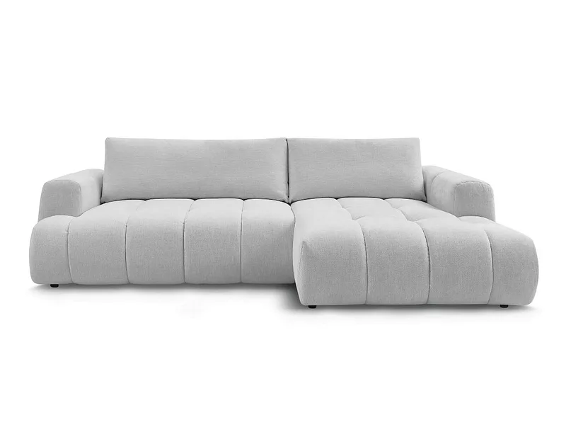 Ecksofa BOBOCHIC FUJI Stoff hellgrau