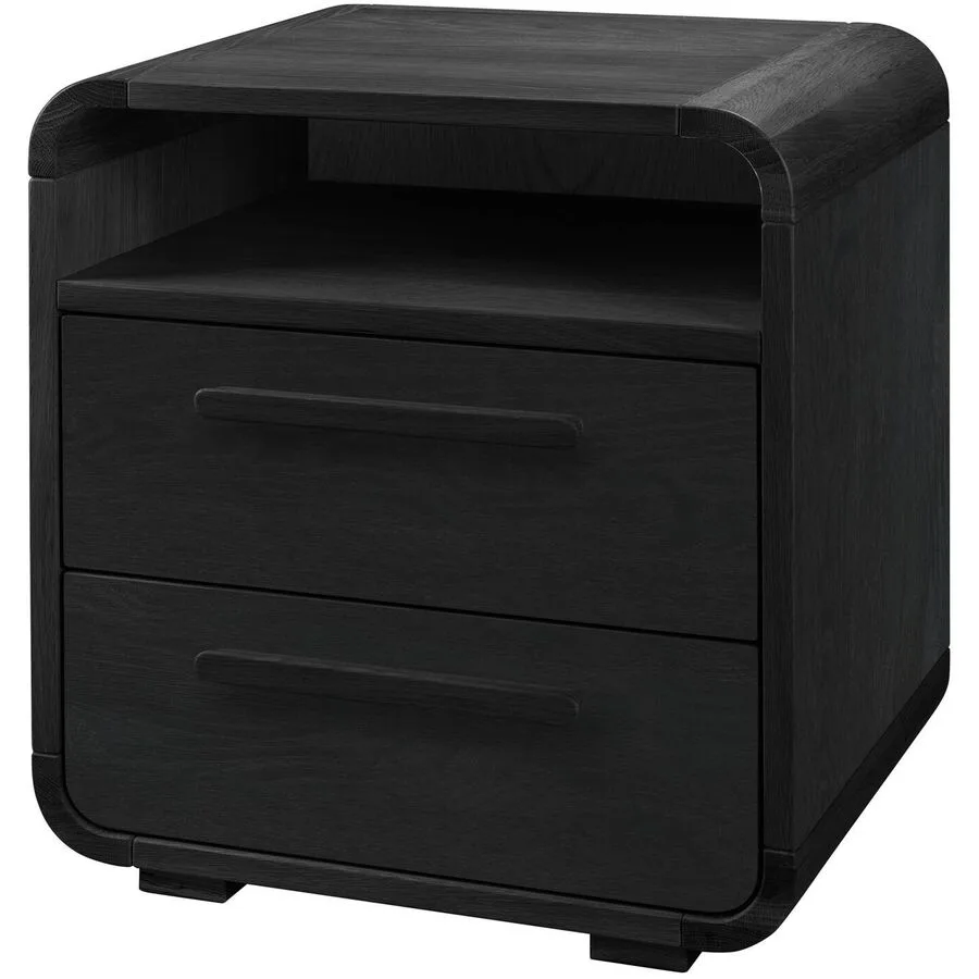 Hasena Nachttisch Presley graphit Eiche B 50 H 57 cm