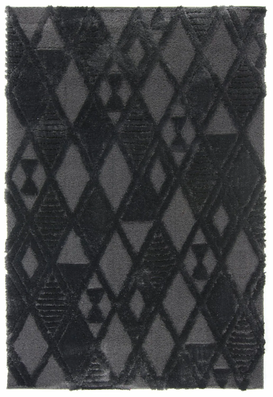 Ryetepper - Rostock (svart) (Størrelse: 140 x 200 cm)