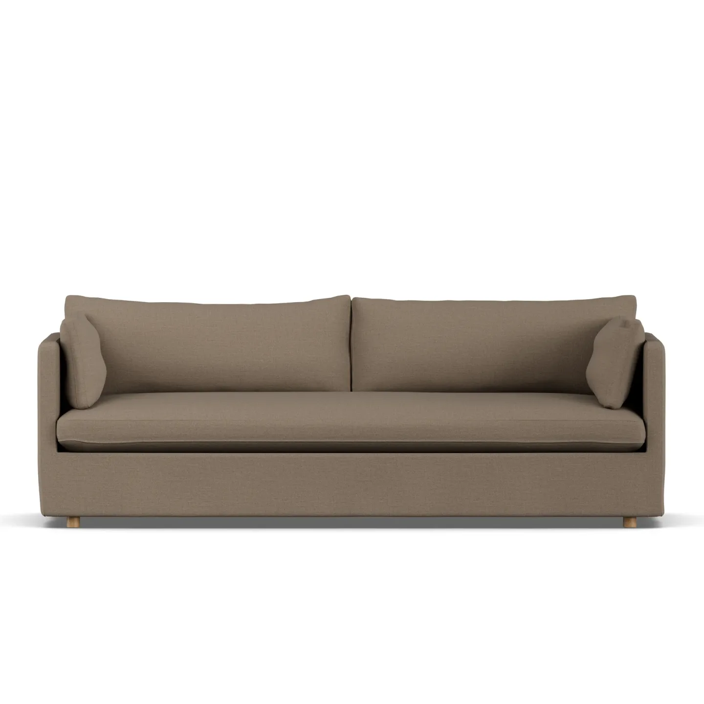 1898 Linnevik Sofa Same Mole 6674-Eiche weiß geölt, 4-sitzig, mit Volant