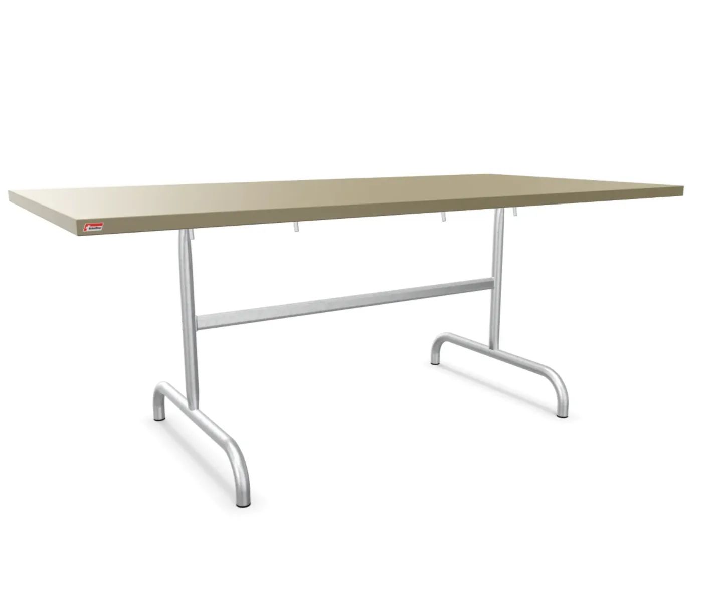 Schaffner Metall-Tisch Säntis Feuerverzinkt Beige | Schubiger Möbel