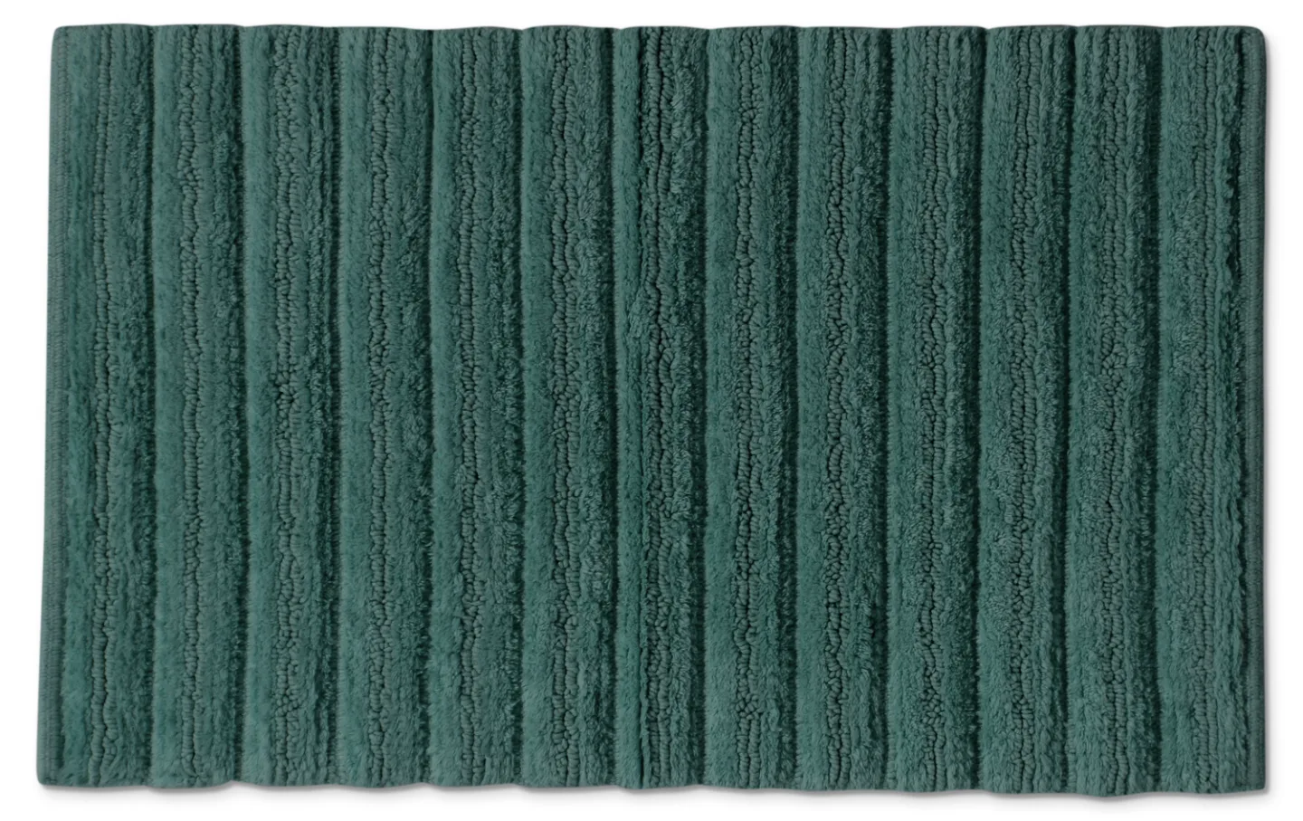 Baderomsmatte - Franny (mørk grønn) (Størrelse: 70 x 120 cm)