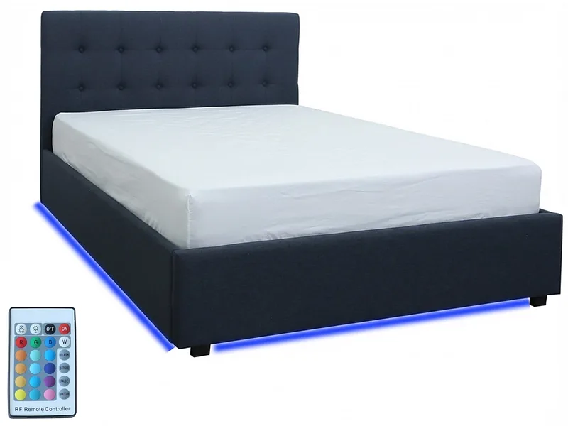 Kastenbett LASER 140x200cm dunkelblau