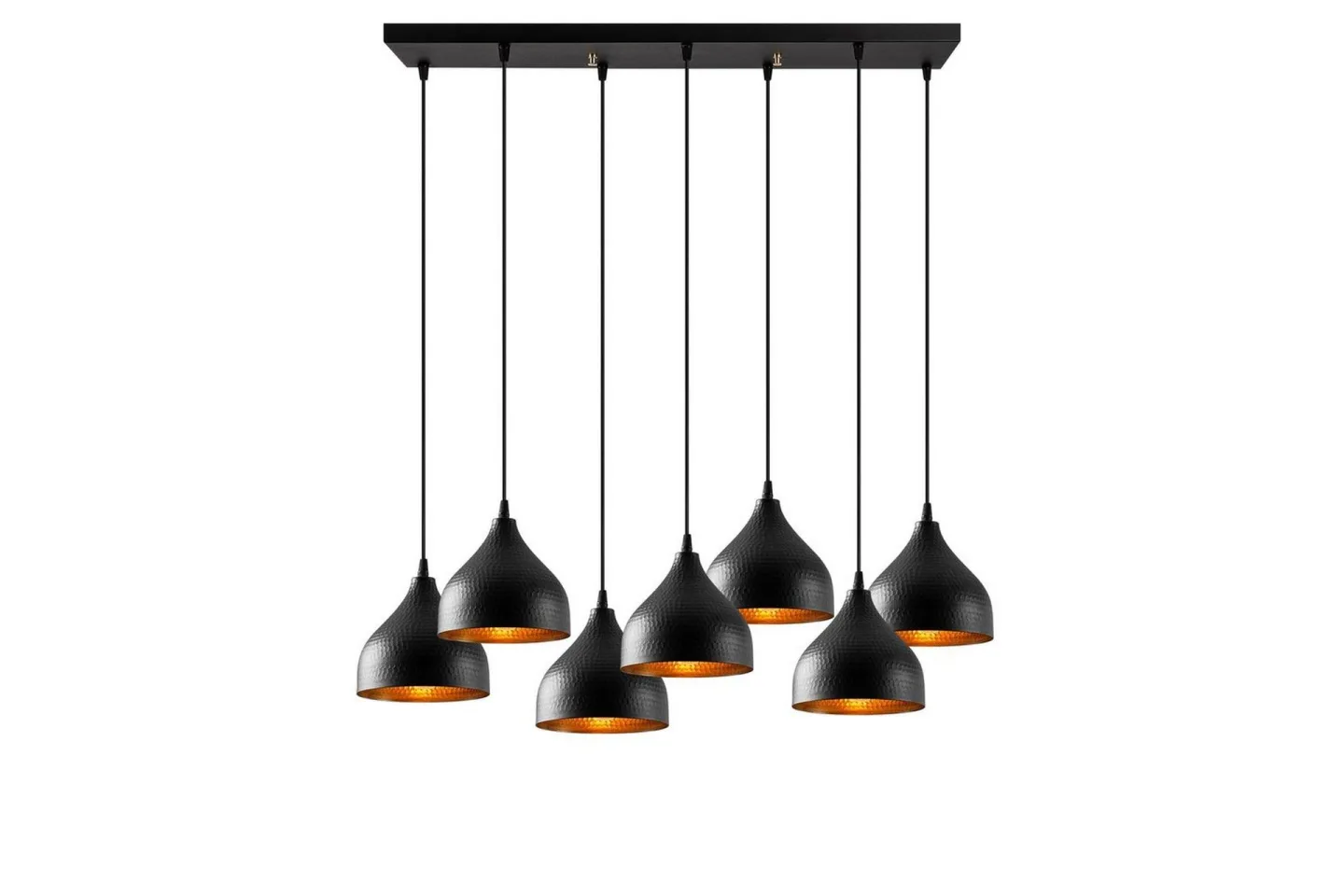Taklampa Thela Seven Svart - Svart
