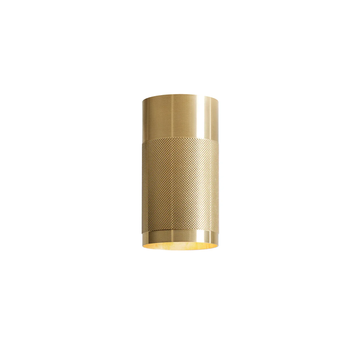 Thorup Copenhagen - Thorup Copenhagen Patrone Ceiling Surface Spot Downlight, Solid Brass, 120 mm - Spotlights - Kasper Thorup - Guld - Metall