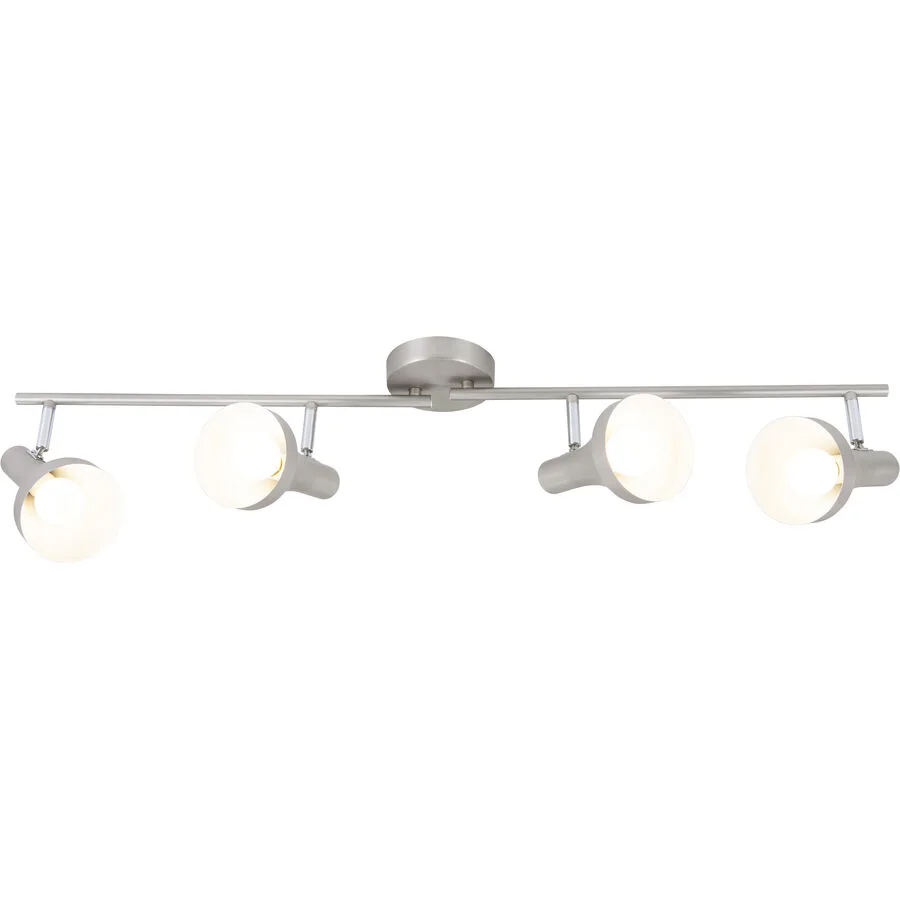 Spot Dea Grau Metall 86.5 cm 16.5 cm - Farbe: Nickel matt