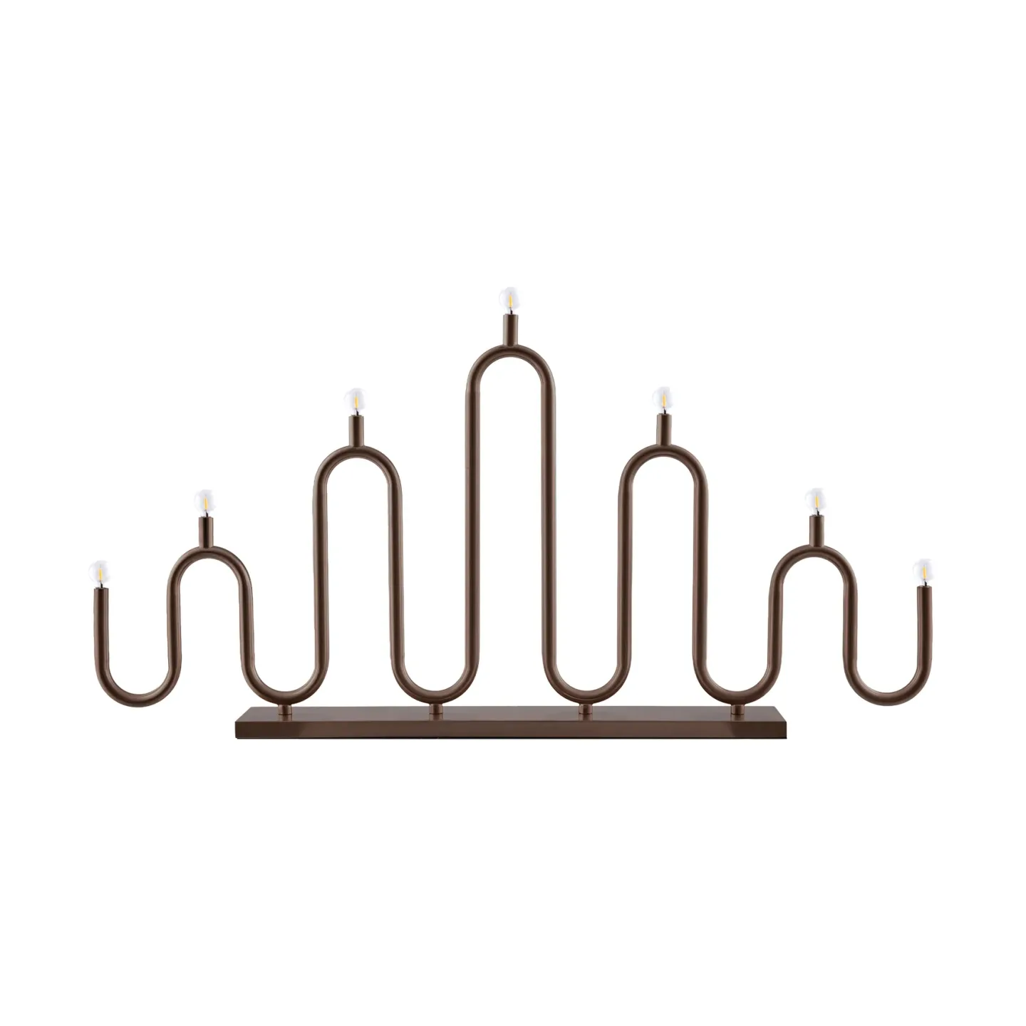 Globen Lighting Noel 7 adventsljusstake Bronze
