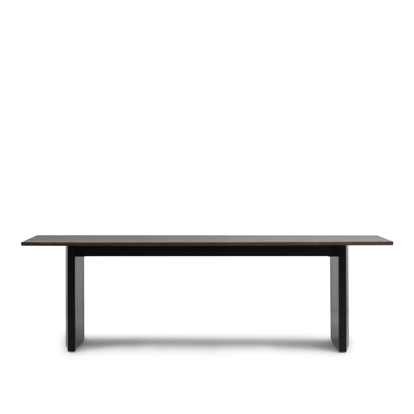 Normann Copenhagen - Panel Table 90 x 250 cm Black Dark Brown - Matbord - Simon Legald - Brun - Metall/Trä