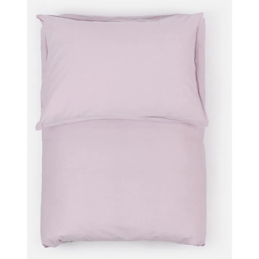 Lavie Kissenbezug Louise lavendel Einfarbig Baumwolle B 65 T 100 cm - Material: Bio Baumwolle