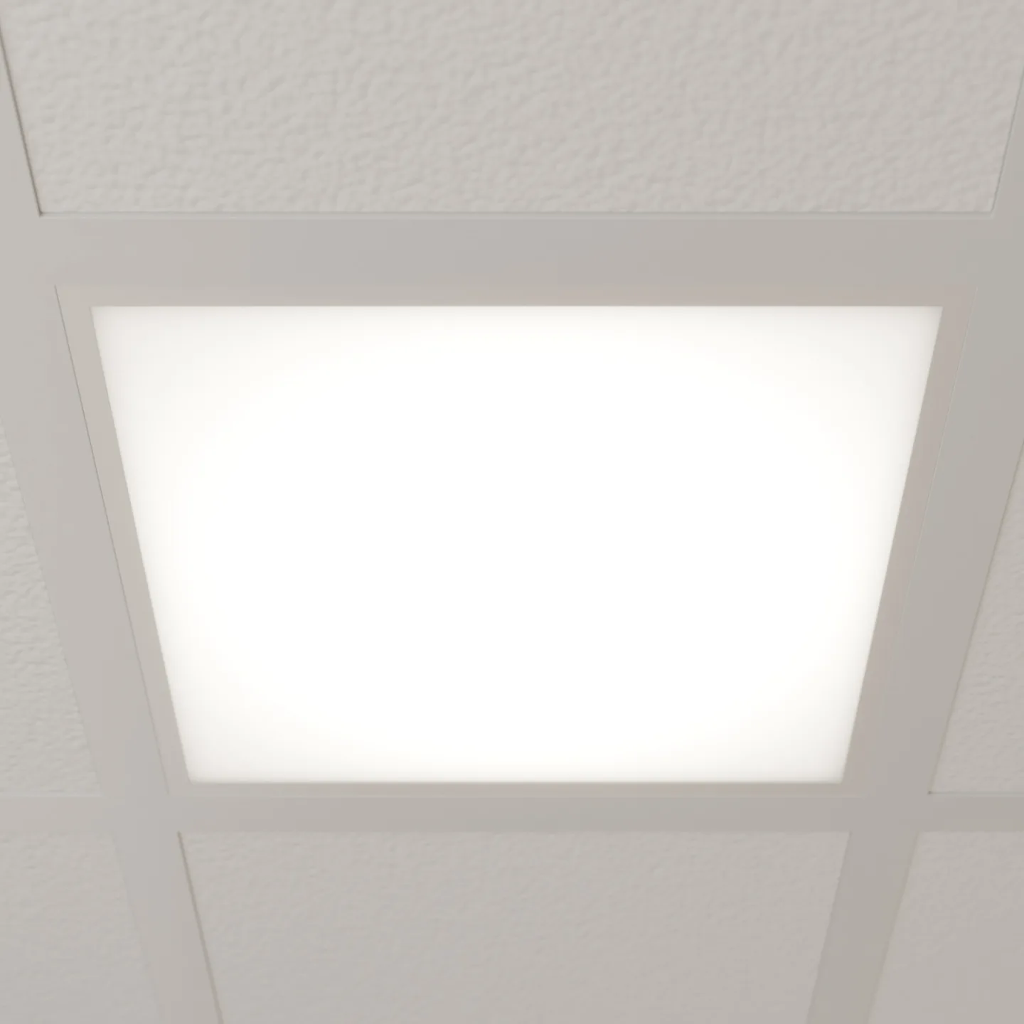 Vinas Deckenleuchte White - Arcchio - Arbeitszimmer / Büro - Modern - Kunststoff - Eckig