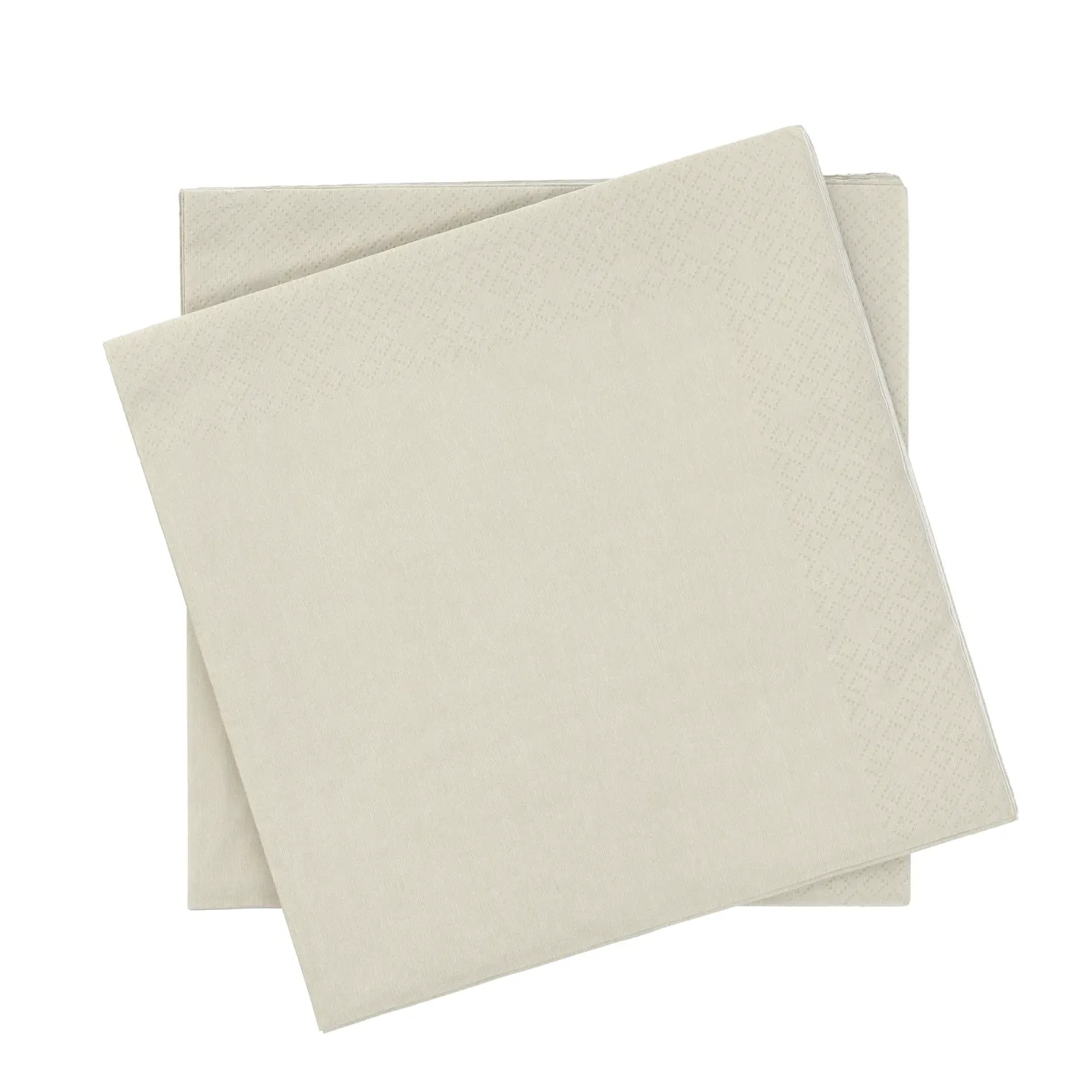 Scandi Essentials Plain Papierserviette Beige, 20er-Pack, 40x40 cm
