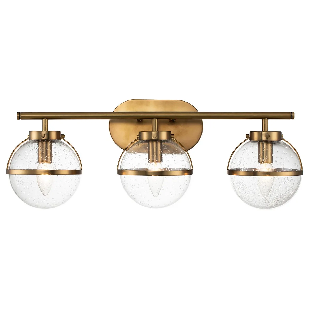 Elstead Lighting - Hollis 60cm - Badrumslampa - Antik mässing