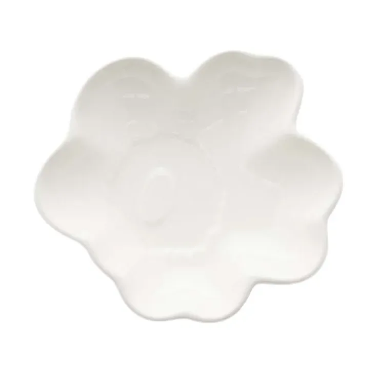 Marimekko Unikko shape Teller 9 cm Weiß