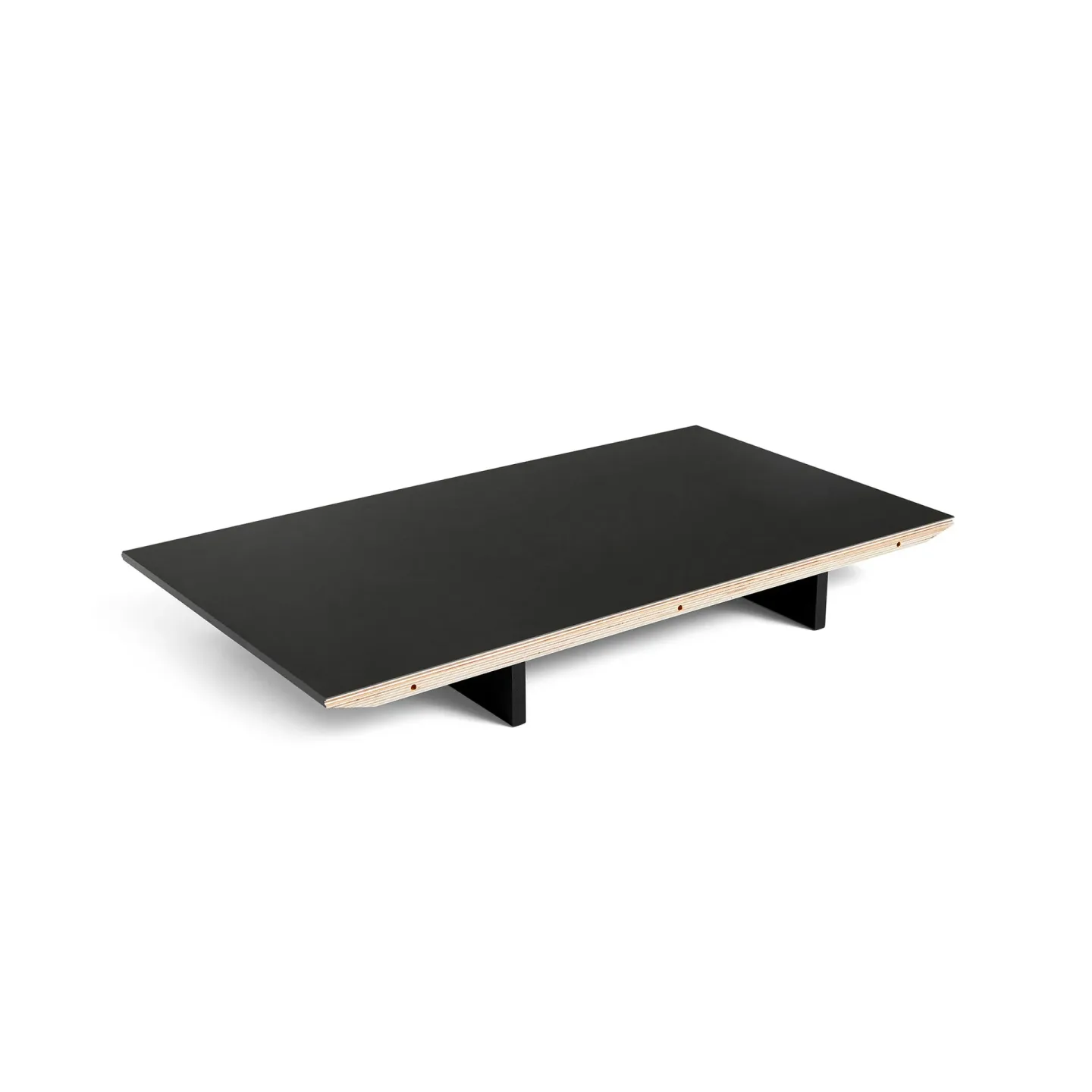 HAY CPH30 2.0 Ausziehplatte für Esstisch 50x90 cm Black linoleum-lacquered oak