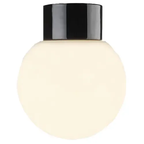 Ifö electric - Classic Glob Ø18 - Badrumslampa - Svart