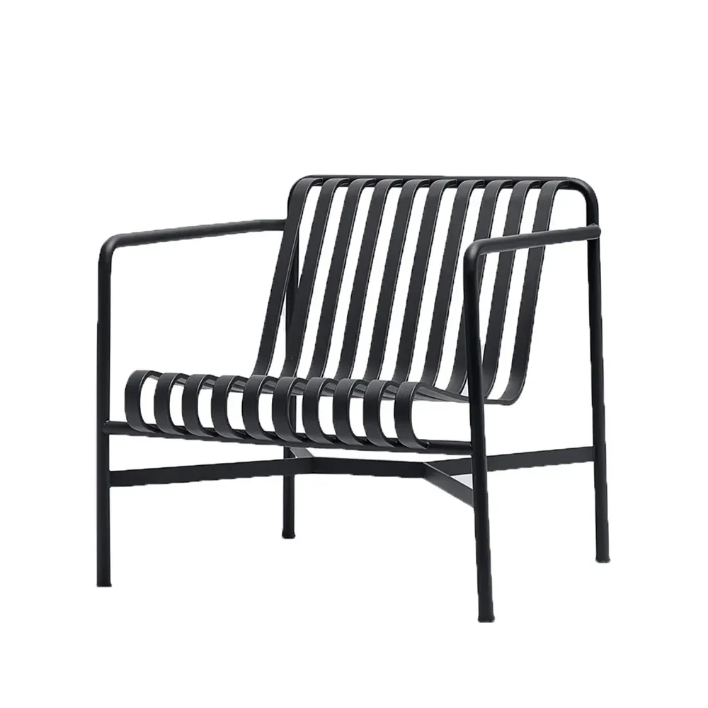 HAY Palissade Low loungefåtölj Anthracite