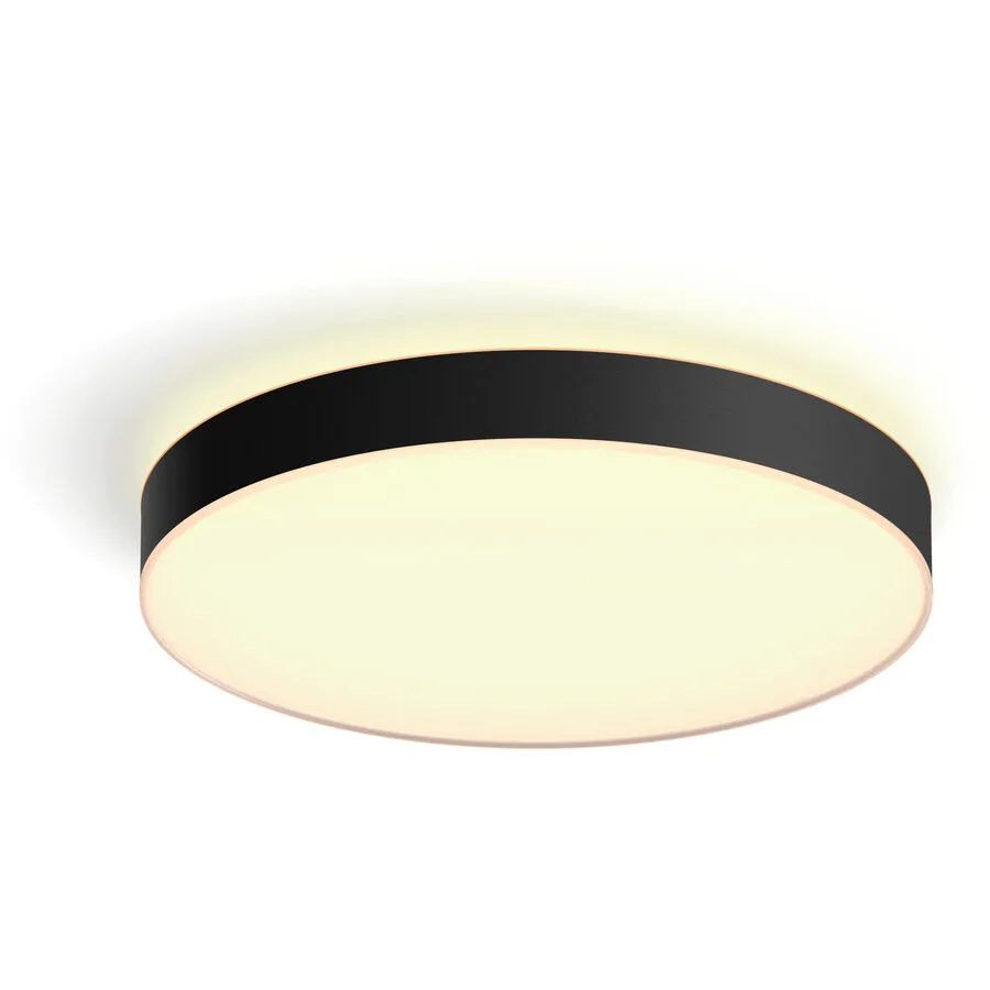 Hue Enrave XL Deckenleuchte White Amb. Black - Philips Hue - Wohnzimmer - Modern - Metall - Rund