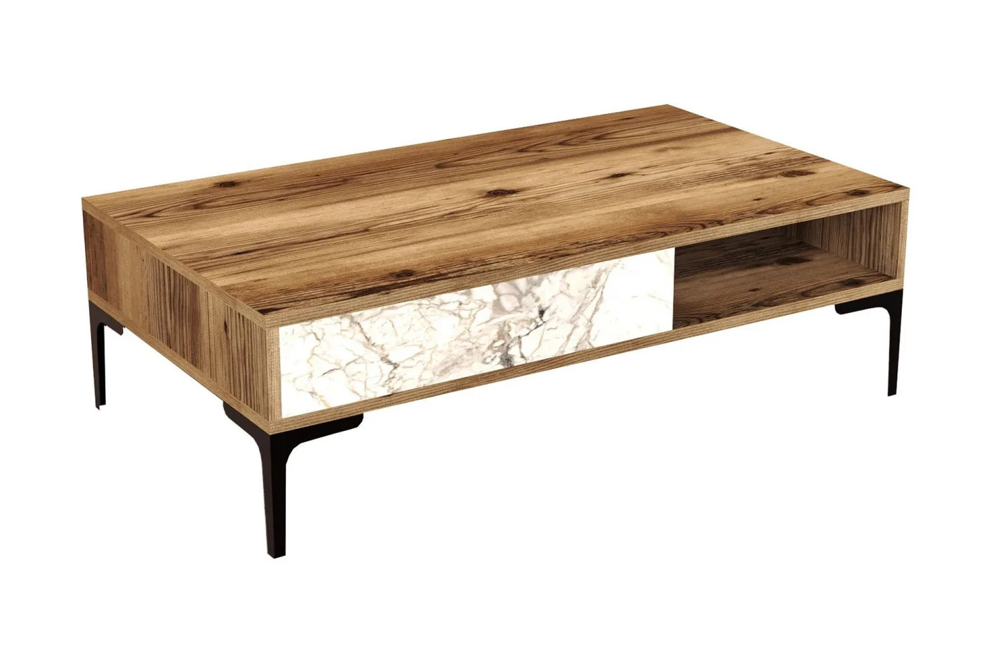 Poko Soffbord 105x32,6x105 cm - Brun