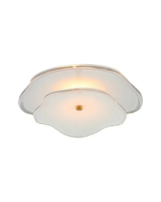 Leighton 14" Layered Flush Mount Brasss