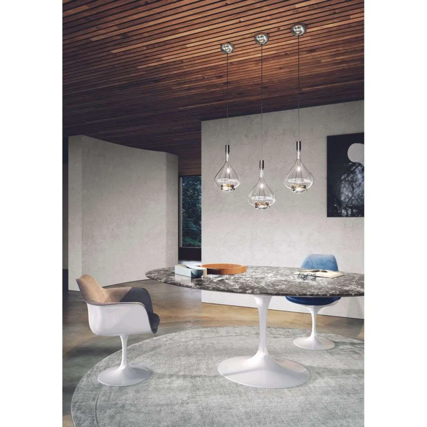 Sky-Fall SO Pendelleuchte Large Clear Glass - Lodes - Wohnzimmer