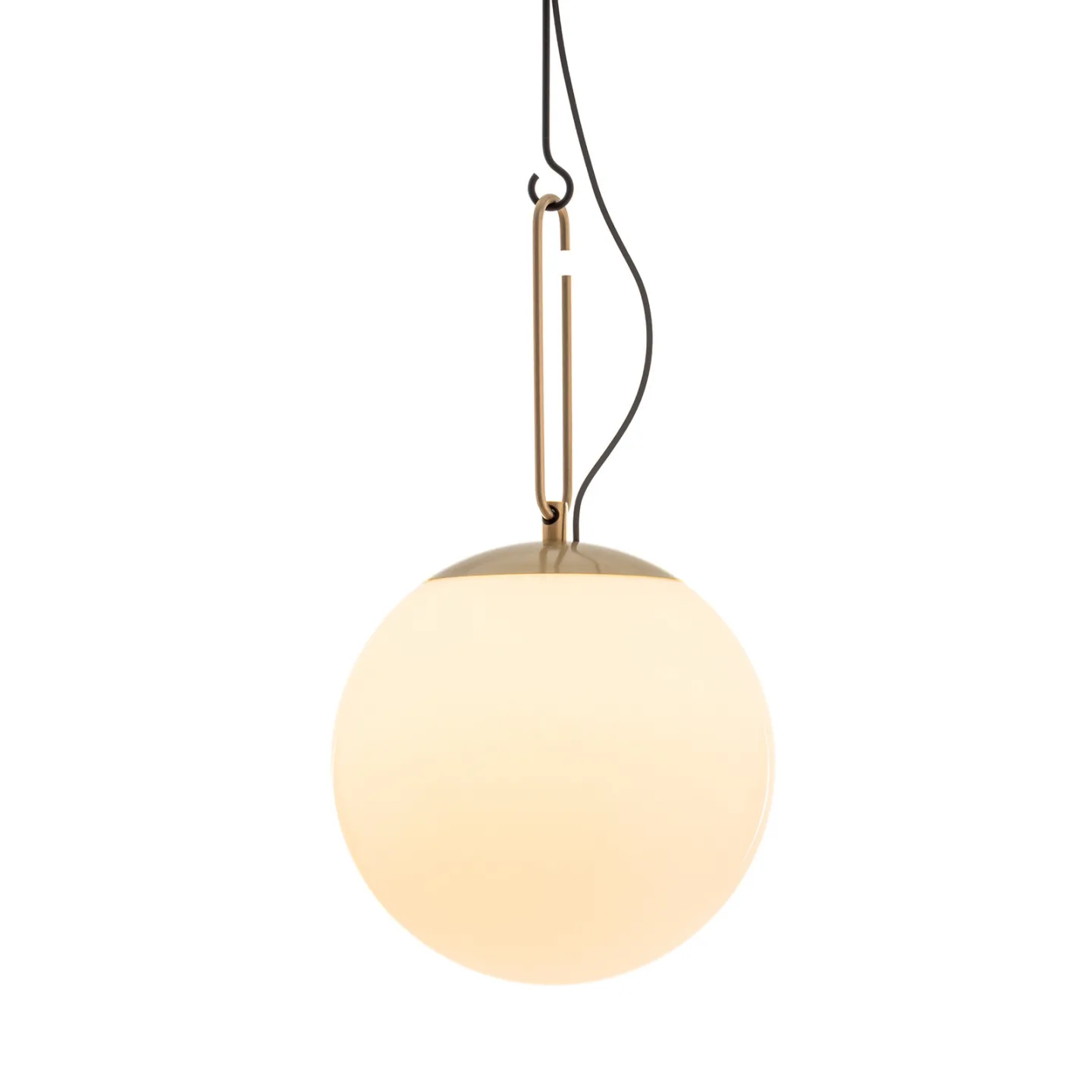 Nh 35 S Taklampa Black/Brass - Artemide - Artemide - Vardagsrum - Design - Glas - Med en ljuskälla